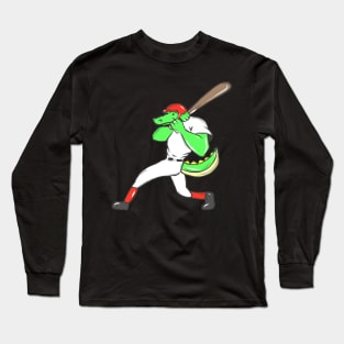 Baseball Brennball Softball Kickball Ballsport USA Long Sleeve T-Shirt